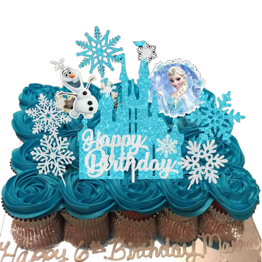 2026 8PCS F-r-o-z-e-n Cake Top - مراجعة Event Z وسعره