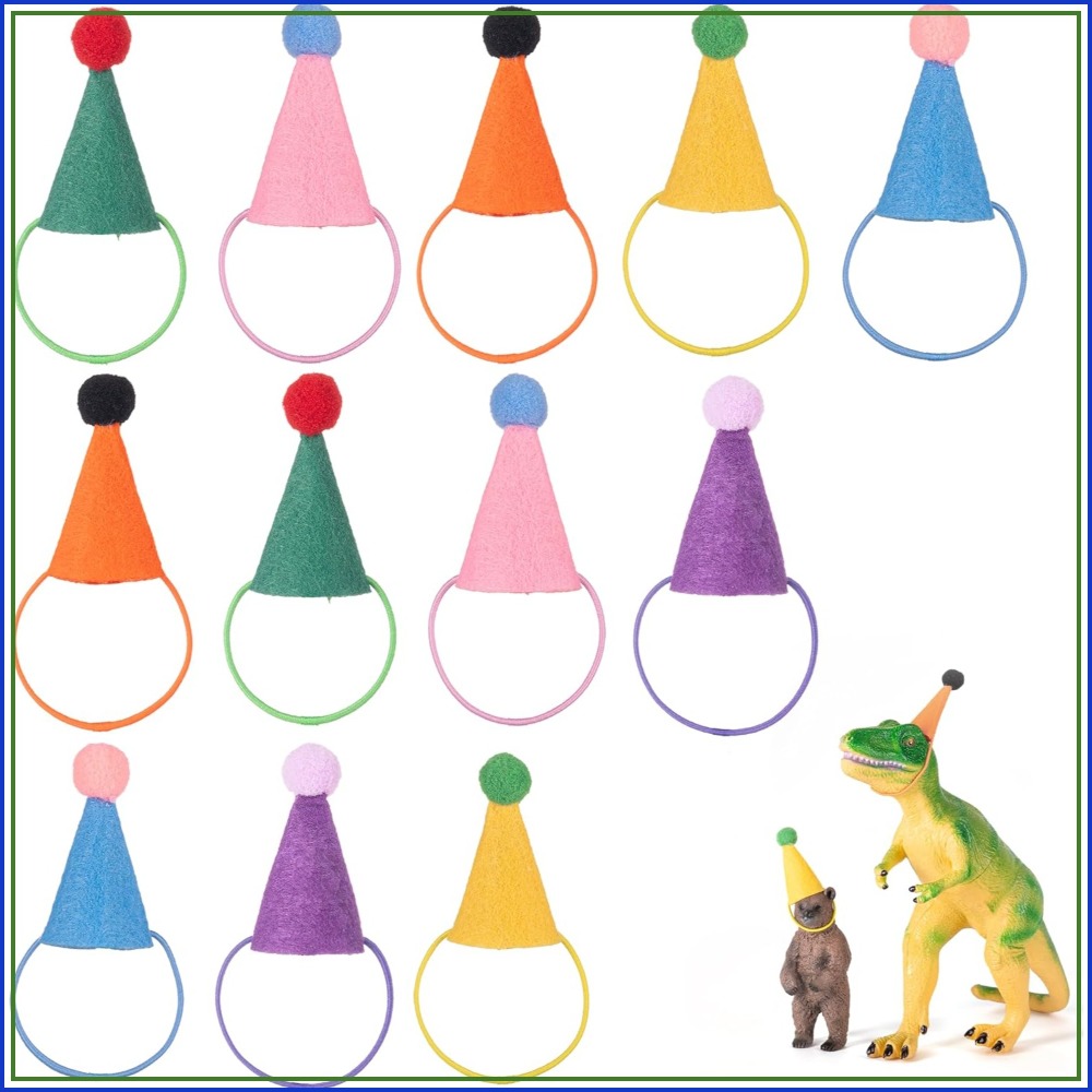 12Pcs Mini Party Hats for Stuf - مراجعة Party Hat Cone وسعره