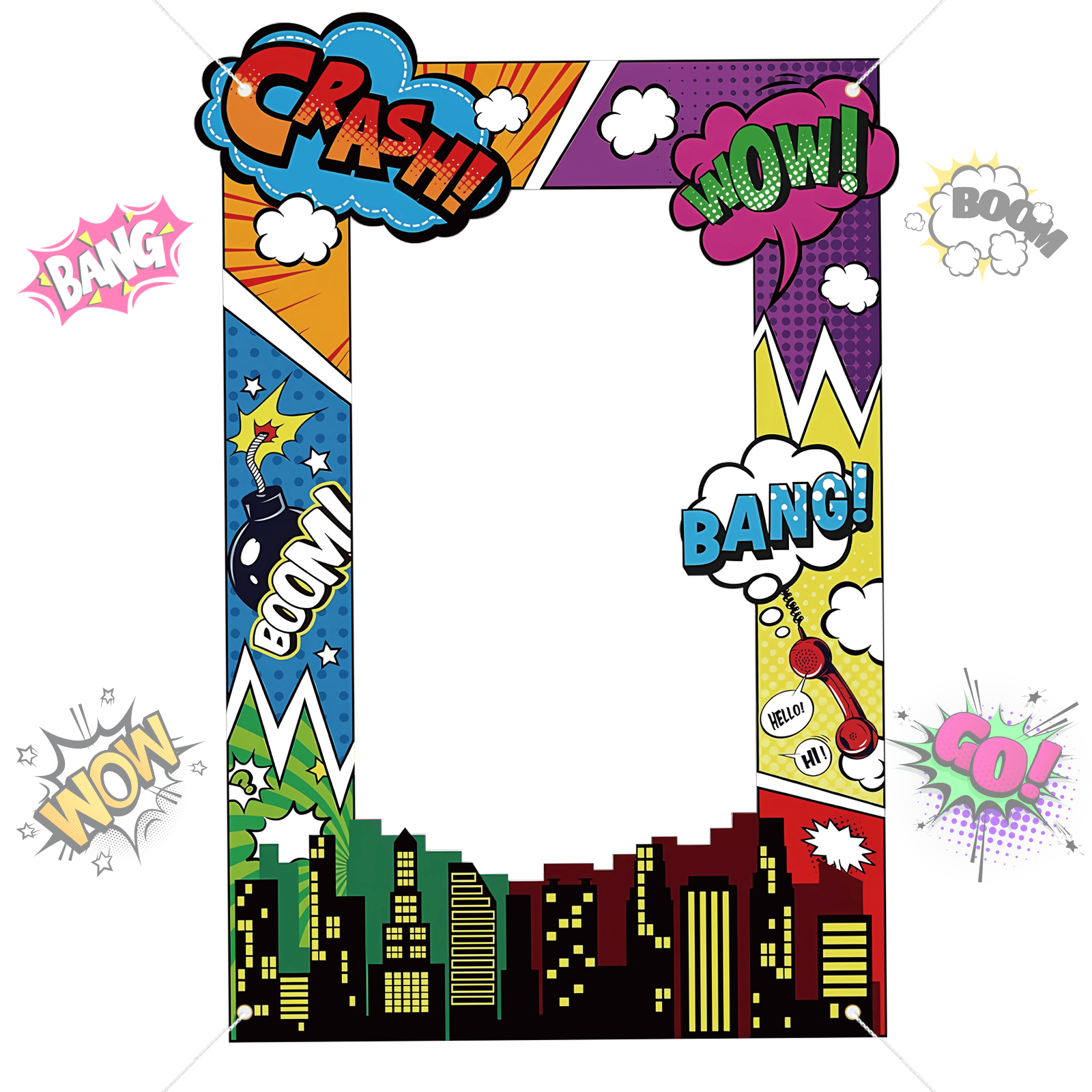 Super Hero Photo Prop Hero Bir - مراجعة Photo Booth Frame وسعره