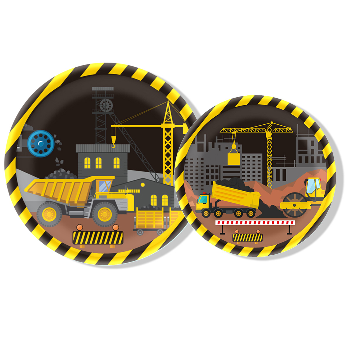 Excavator Themed Plates, Paper - مراجعة Event Z وسعره
