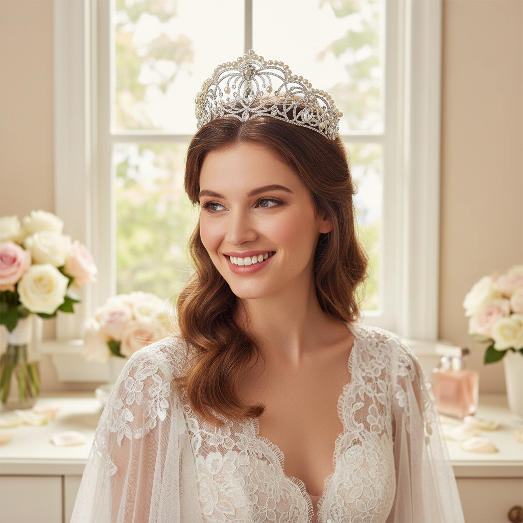 Rhinestone Crown for Wedding B - مراجعة Event & Party Supply Photos وسعره