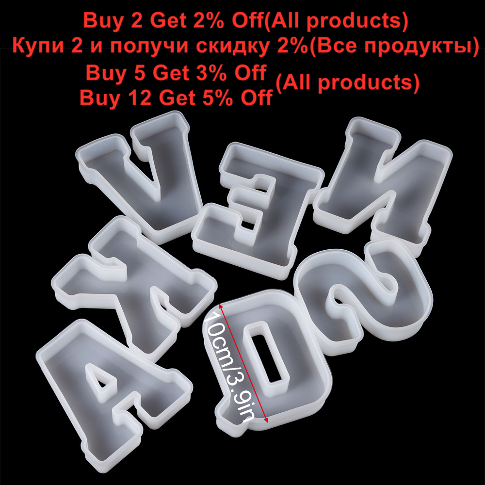 3Sizes A to Z Letter Silicone  - مراجعة Event Z وسعره