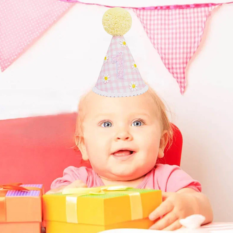 Flower Cone Hat 1st Birthday H - مراجعة Party Hat Cone وسعره