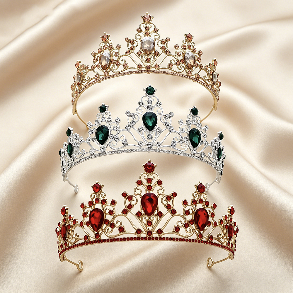 Baroque Bridal Tiara Sparkling - مراجعة Event & Party Supply Photos وسعره