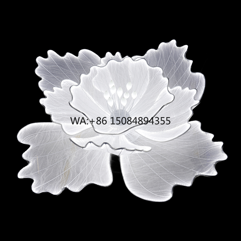LED Giant White Flower Backdro - مراجعة Event & Party Supply Photos وسعره