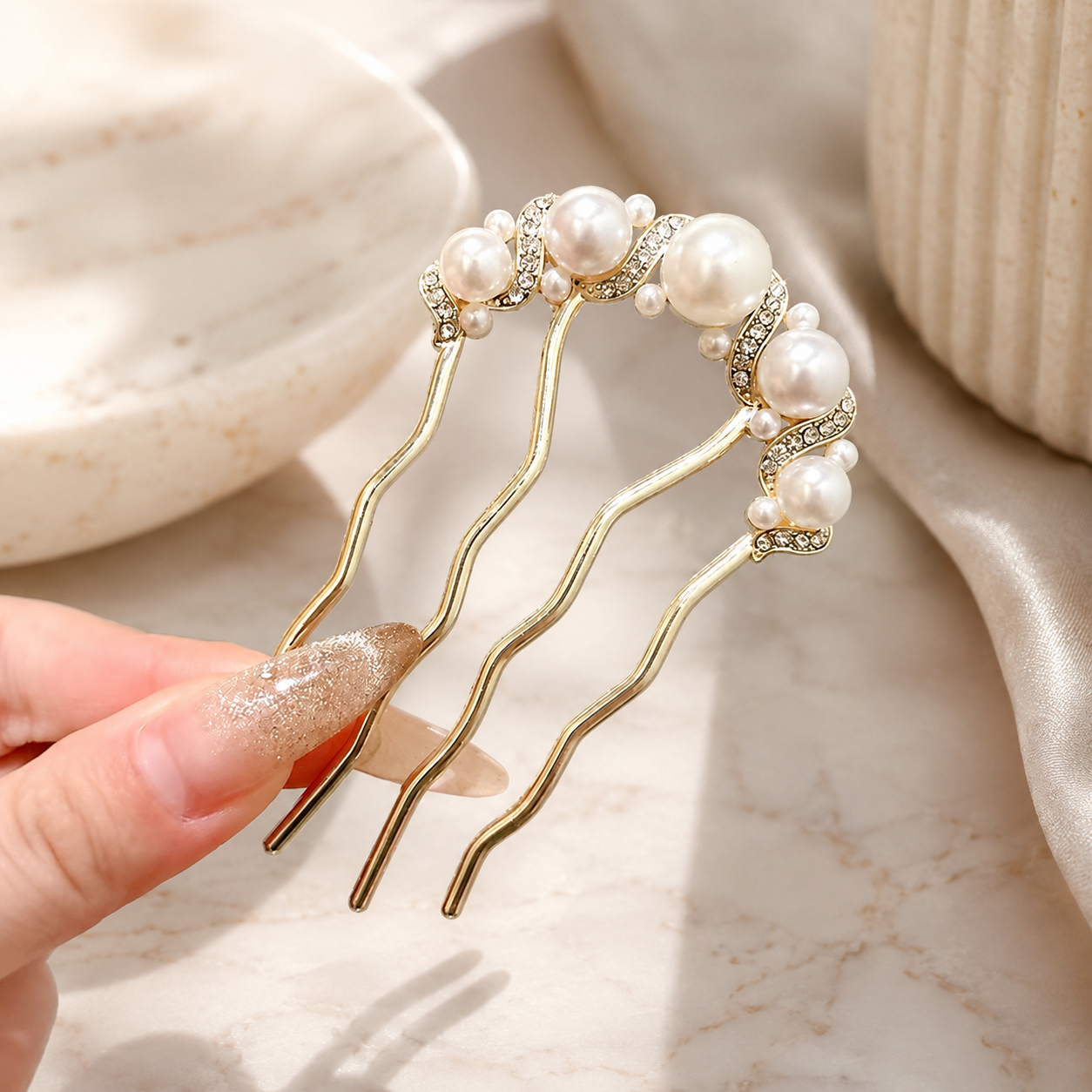 Korean Pearl Hair Fork for Wom - مراجعة Event Suppliers وسعره