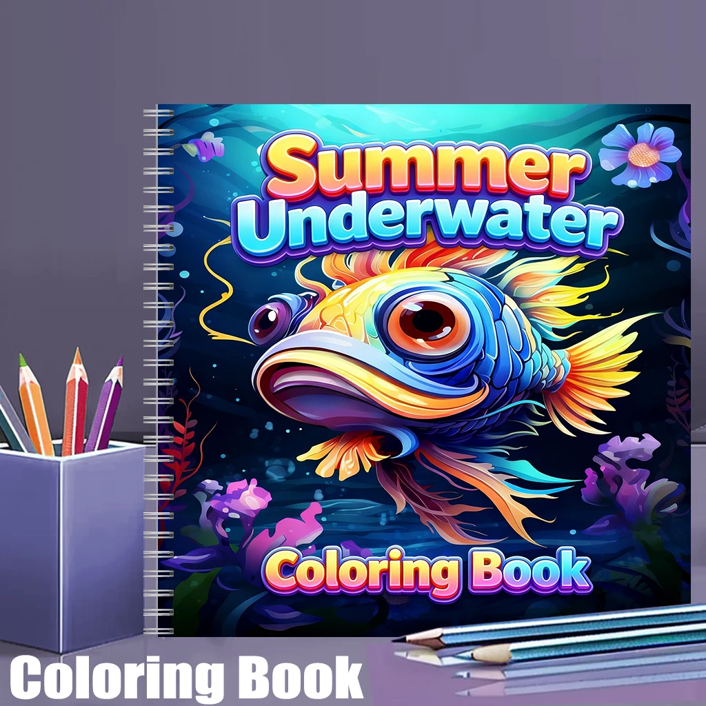 Summer Underwater Coloring Boo - مراجعة Supply Event وسعره