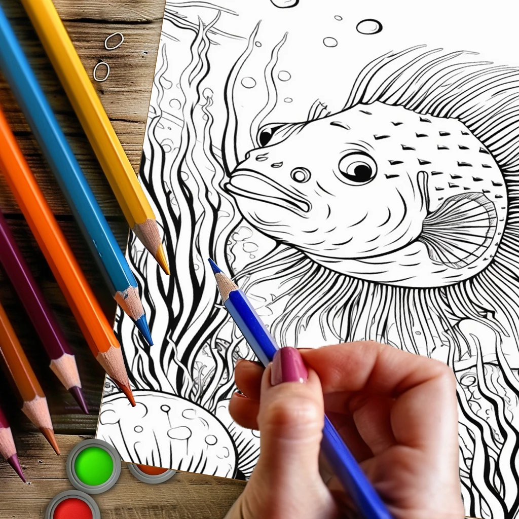 Summer Underwater Coloring Boo - مراجعة Supply Event وسعره