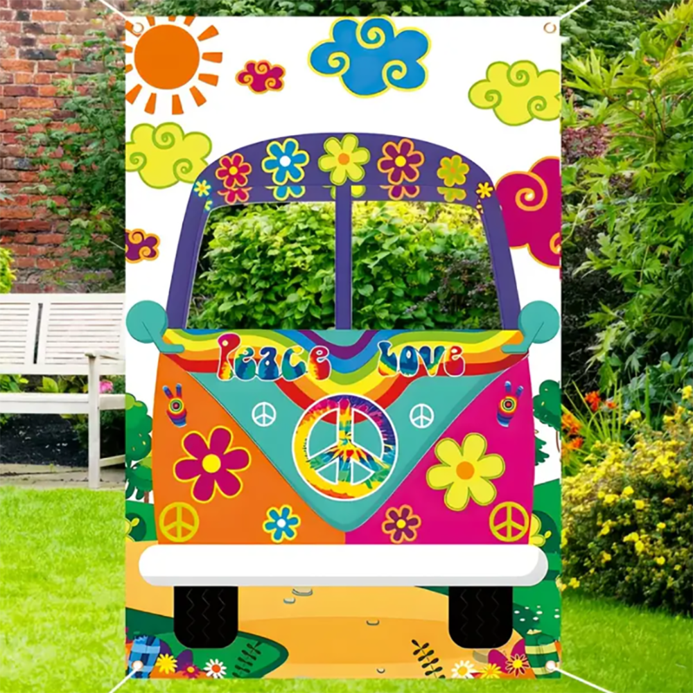 Vintage Hippie Bus Photo Booth - مراجعة Photo Booth Frame وسعره