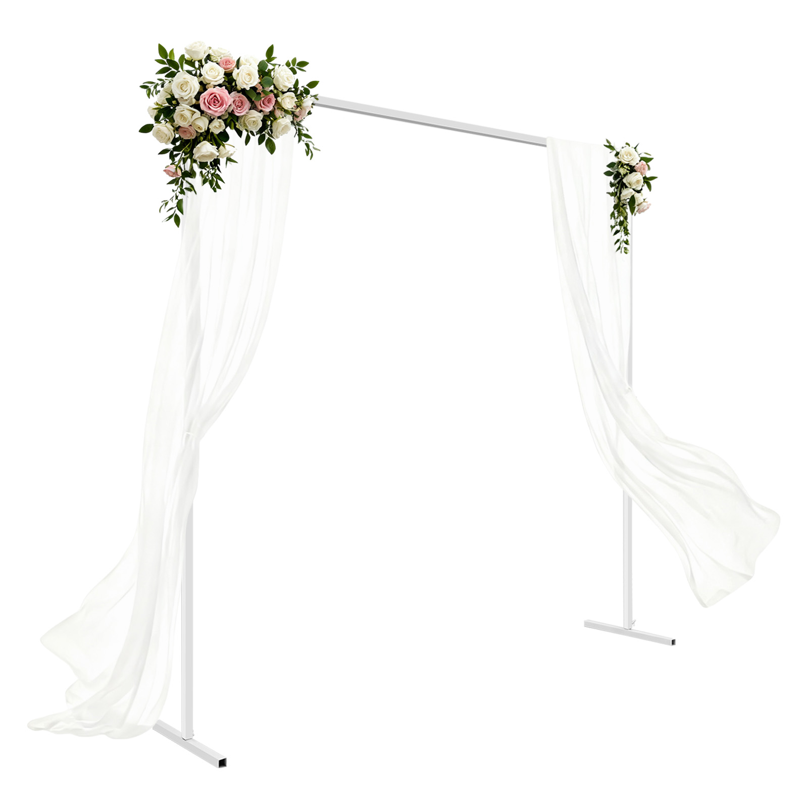 6.6x6.6FT Square Metal Wedding - مراجعة Balloon Arch Kit وسعره