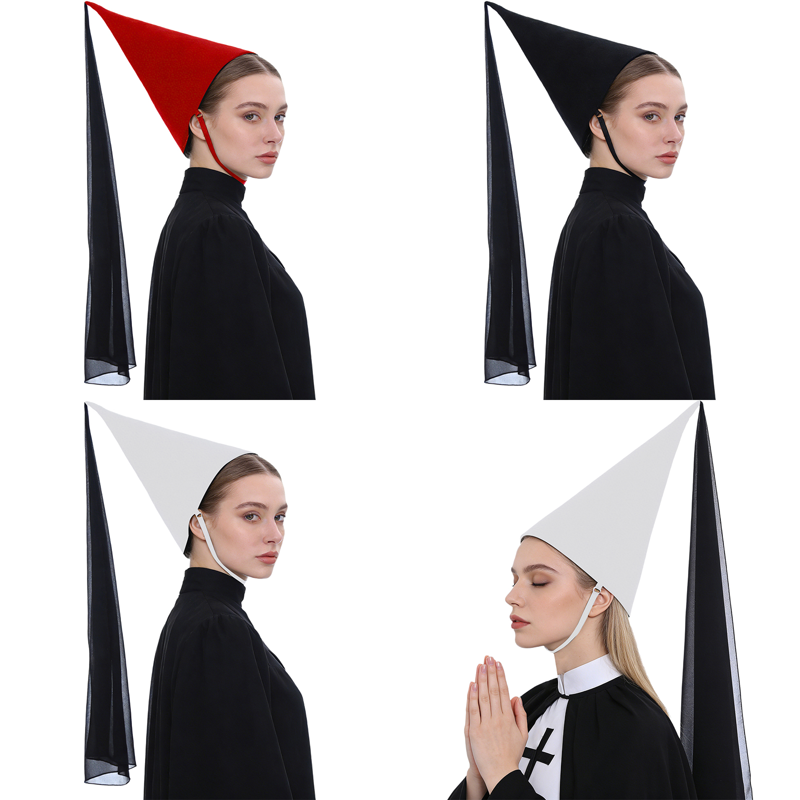 1Pcs Women Medieval Hennin Hat - مراجعة Party Hat Cone وسعره
