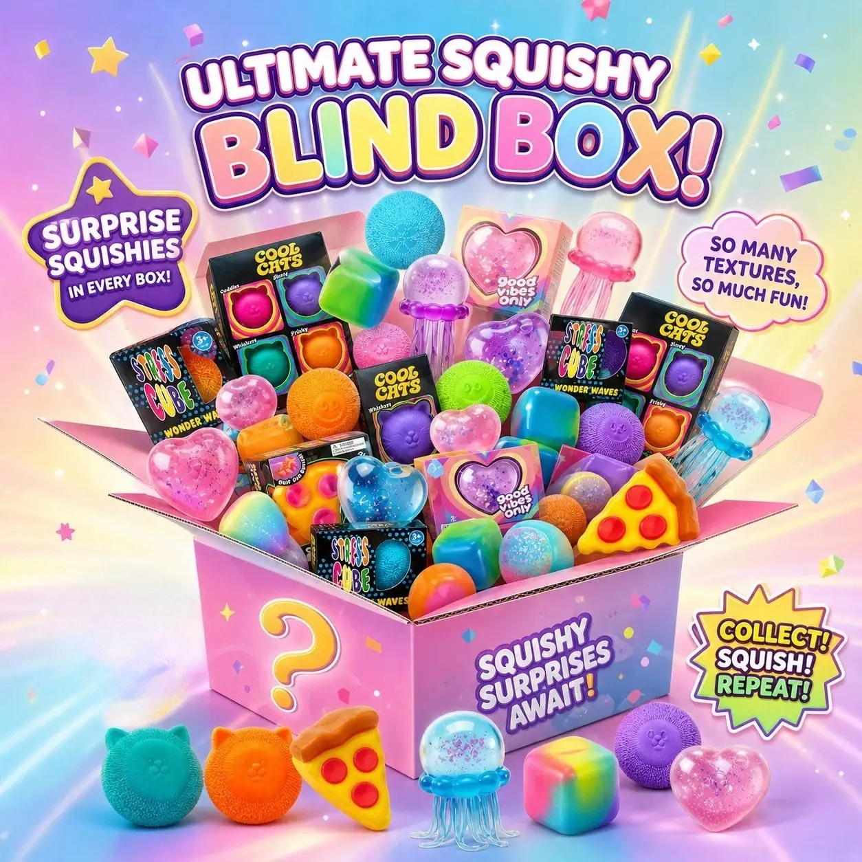 100+ Pieces Assorted Squishy F - مراجعة Event Party وسعره