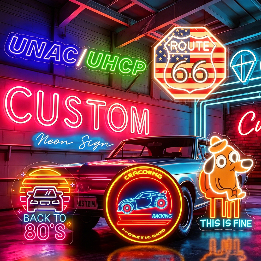 Custom Neon Sign Acrylic LED N - مراجعة Neon Sign Party وسعره