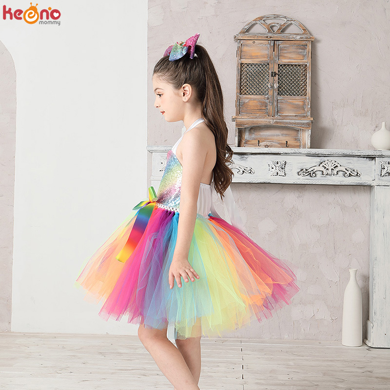 Rainbow Sequins Girl Princess  - مراجعة Glitter Tablecloth وسعره