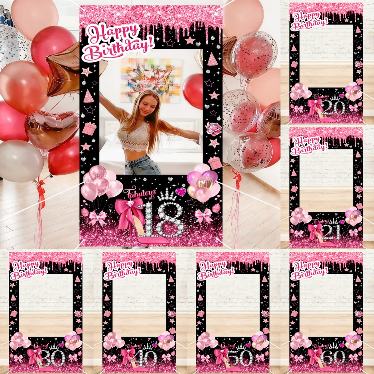 Photo Booth Frame Backdrop Pin - مراجعة Photo Booth Frame وسعره