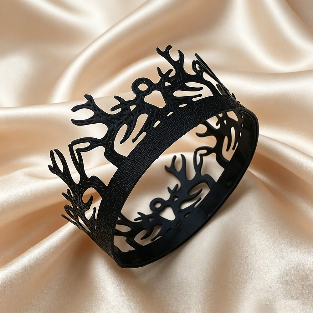 1pc Fashion Black Gothic Antle - مراجعة Event & Party Supply Photos وسعره