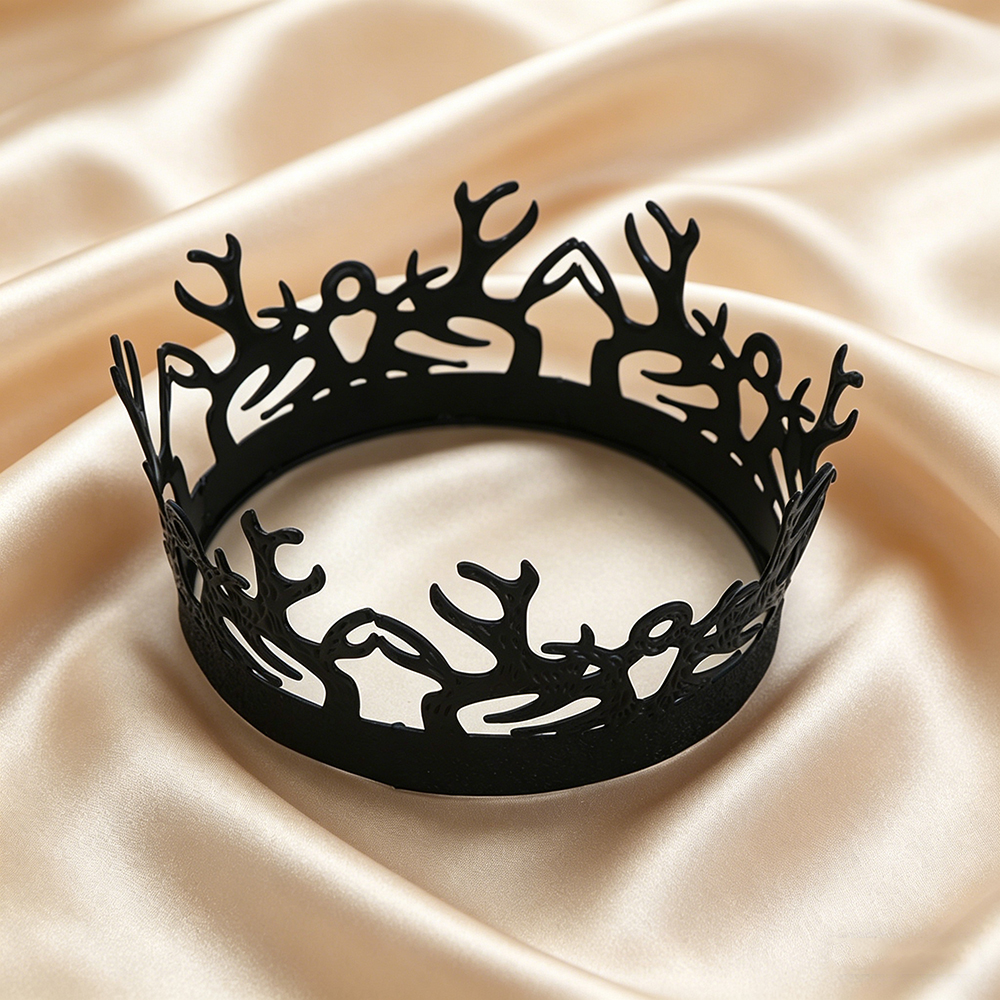 1pc Fashion Black Gothic Antle - مراجعة Event & Party Supply Photos وسعره