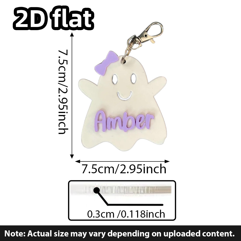 Personalized Ghost Keychain, G - مراجعة Party Favor Bag وسعره