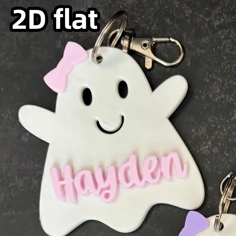 Personalized Ghost Keychain, G - مراجعة Party Favor Bag وسعره