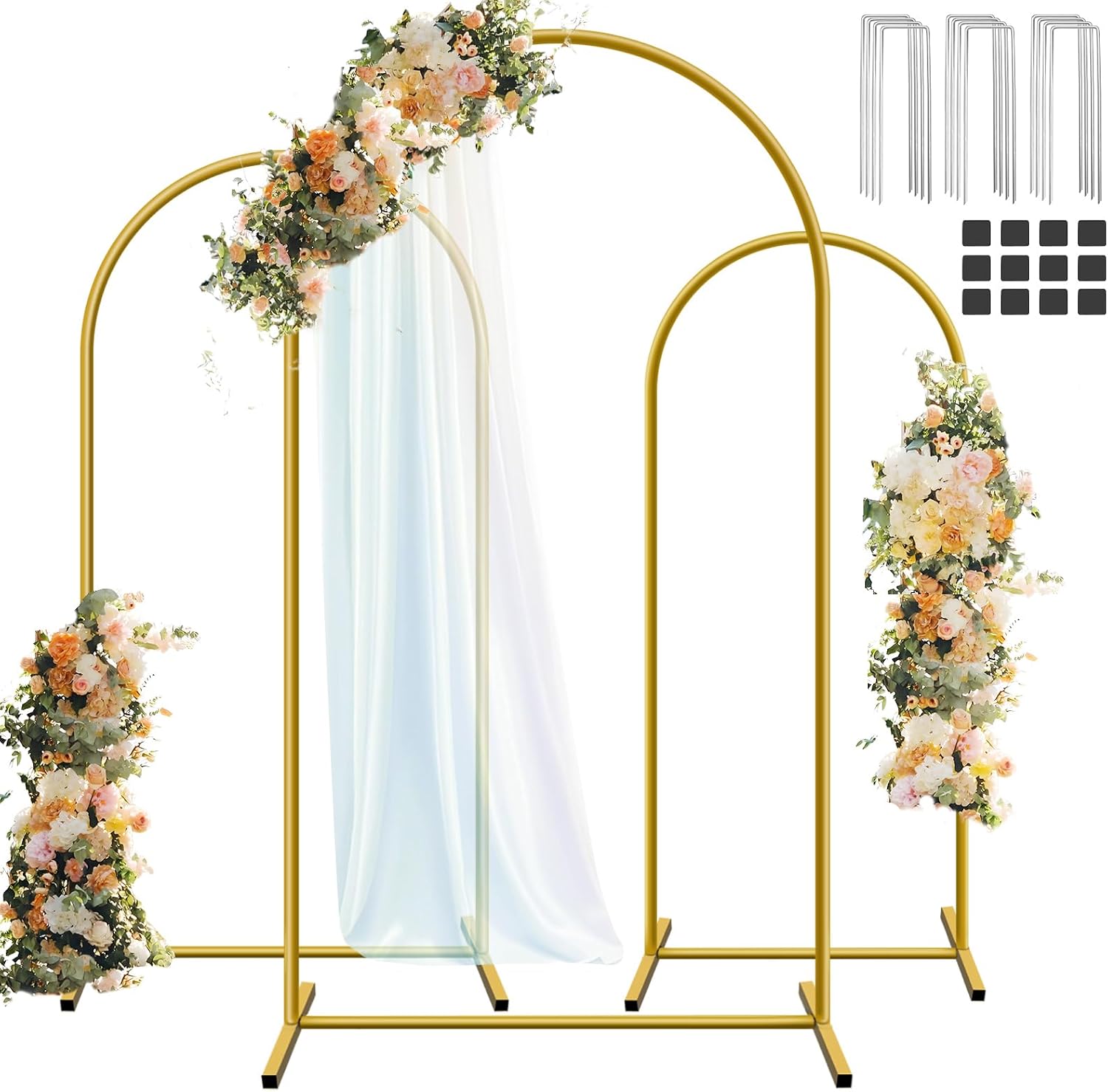 Hemmotop Metal Arch Backdrop S - مراجعة Balloon Arch Kit وسعره