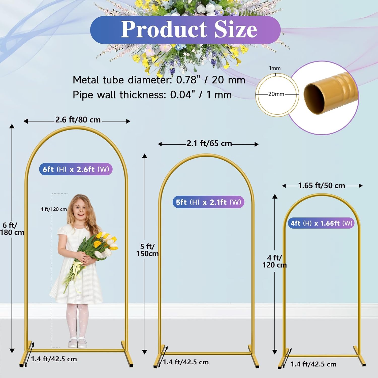 Hemmotop Metal Arch Backdrop S - مراجعة Balloon Arch Kit وسعره