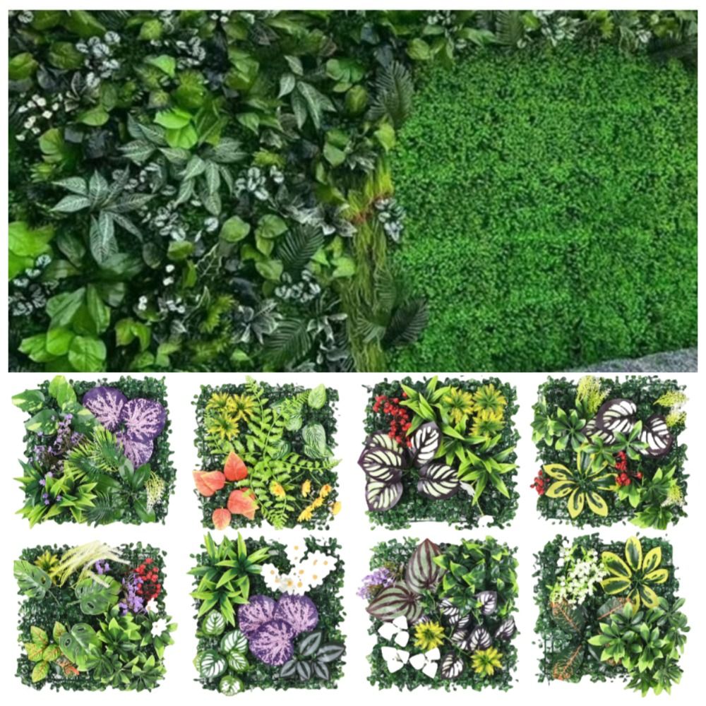 DIY Artificial Plant Wall Pane - مراجعة Flower Wall Panel وسعره
