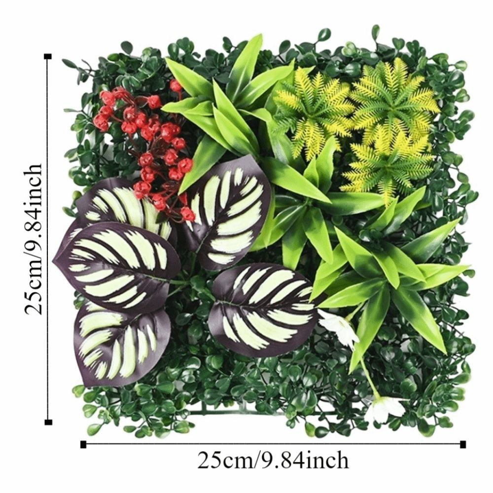 DIY Artificial Plant Wall Pane - مراجعة Flower Wall Panel وسعره
