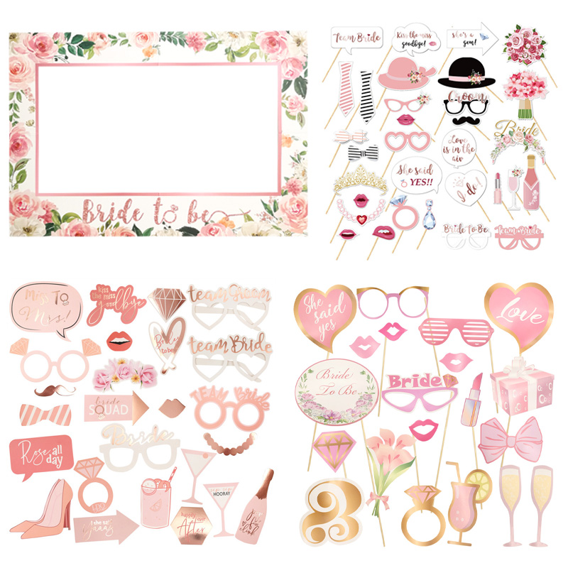 Bride To Be Photo Booth Props  - مراجعة Photo Booth Frame وسعره