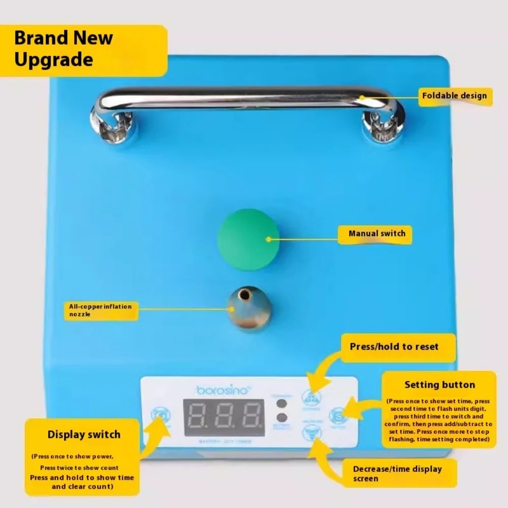 With Timer and Foot Switch B23 - مراجعة Balloon Pump Hand وسعره