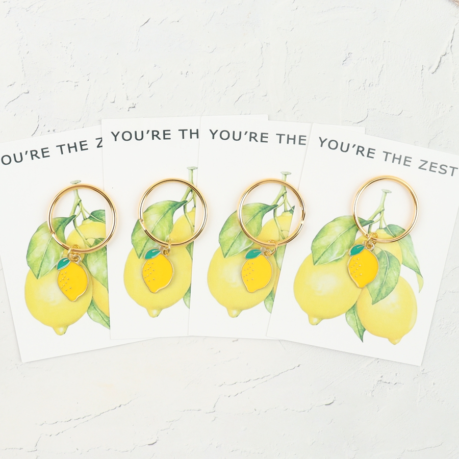 7 Chic Lemon Keychains, Includ - مراجعة Event Party وسعره