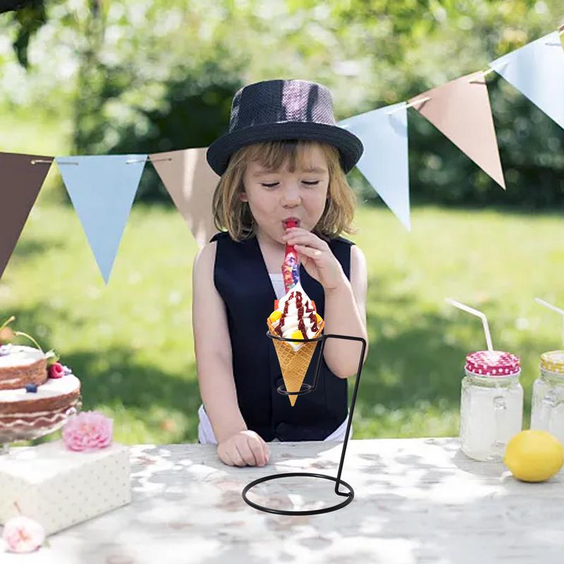 Ice Cream Cone Holder Black Ir - مراجعة Cotton Candy Cone وسعره