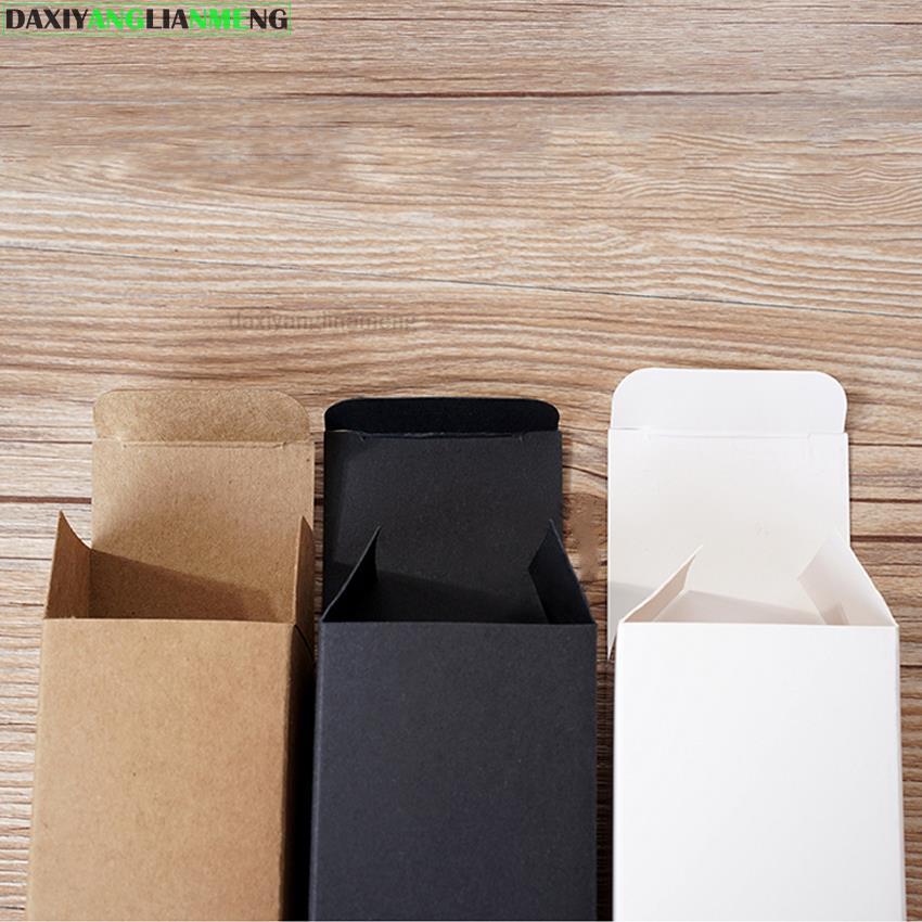 50pcs/lot 37x37x118mm  Kraft P - مراجعة Event Party Box وسعره