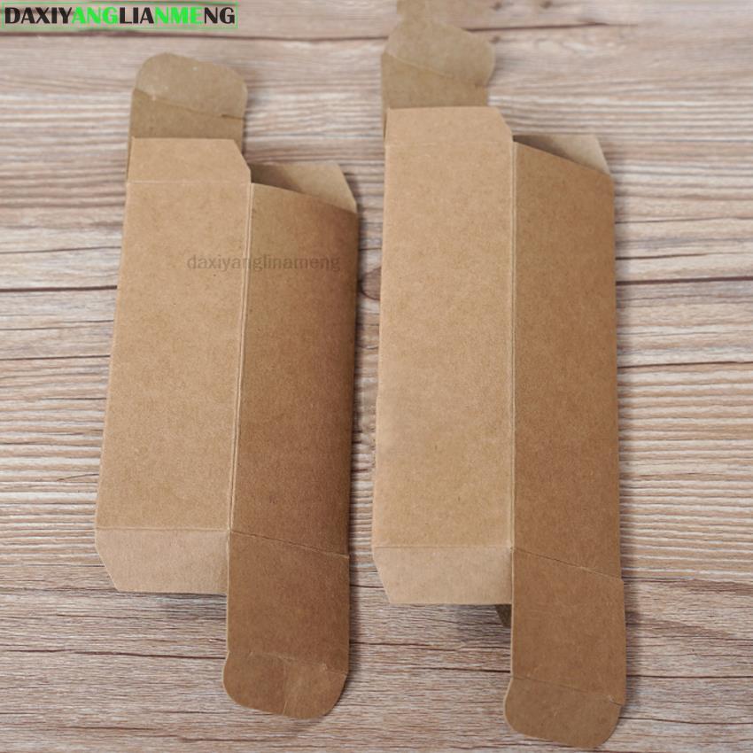 50pcs/lot 37x37x118mm  Kraft P - مراجعة Event Party Box وسعره