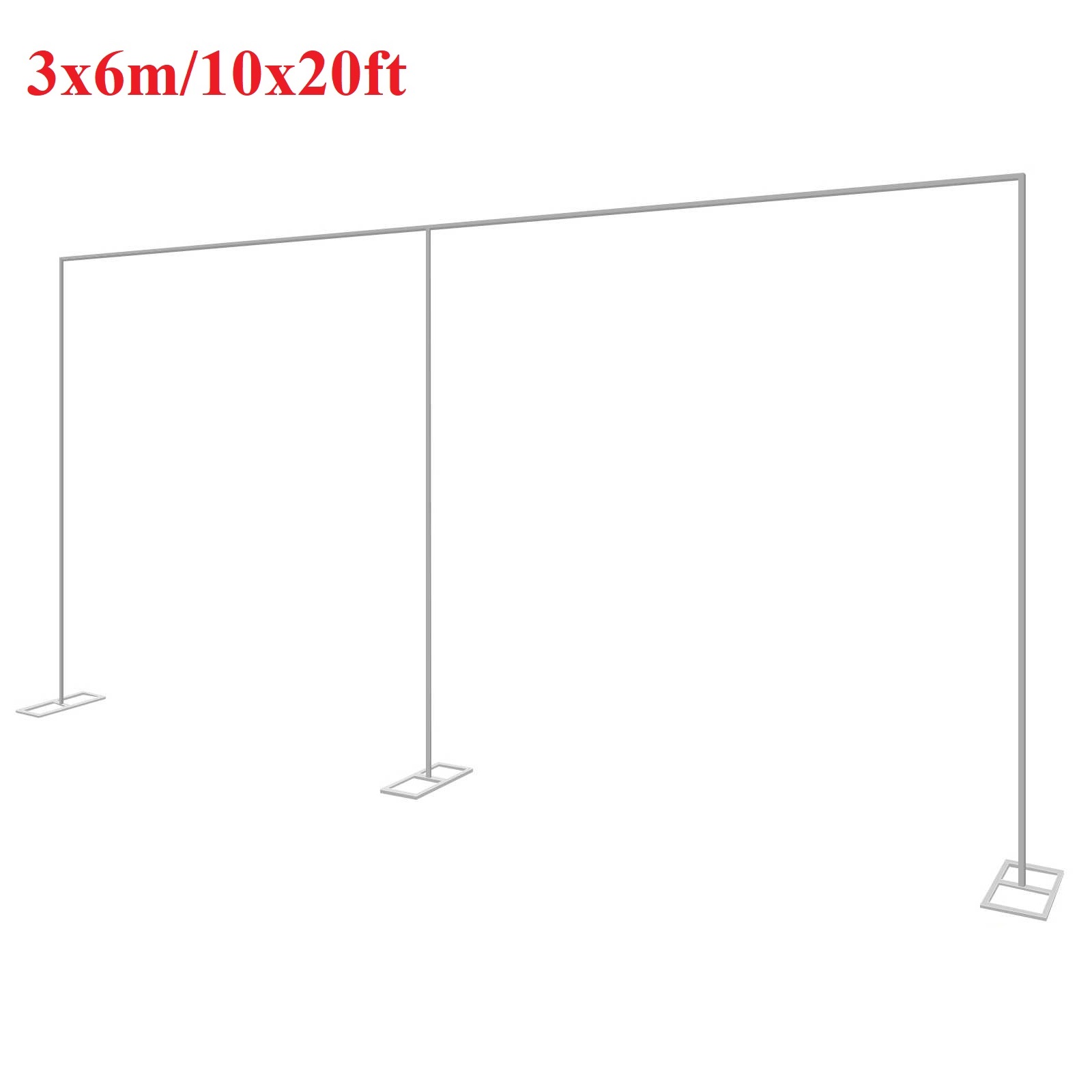 3x6m/10x20ft Metal Wedding Arc - مراجعة Balloon Arch Kit وسعره
