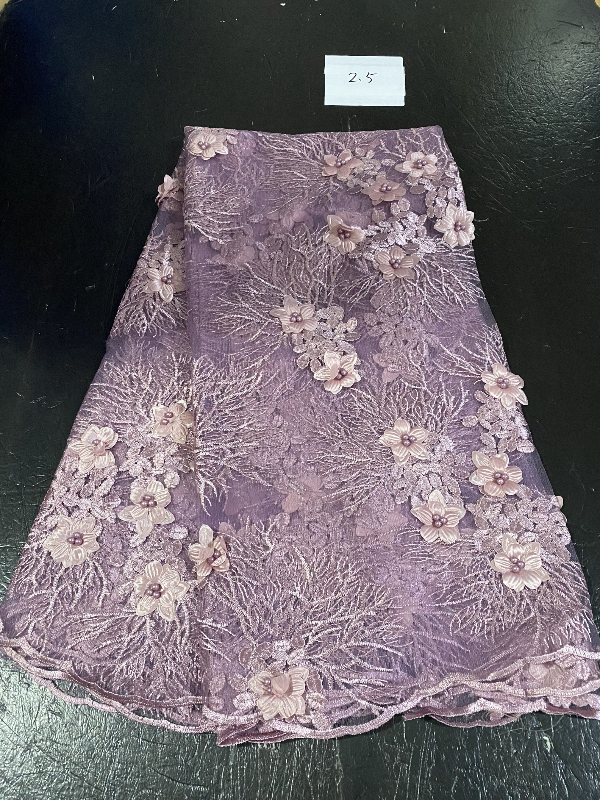 New Nigerian Tulle Lace Africa - مراجعة Glitter Tablecloth وسعره