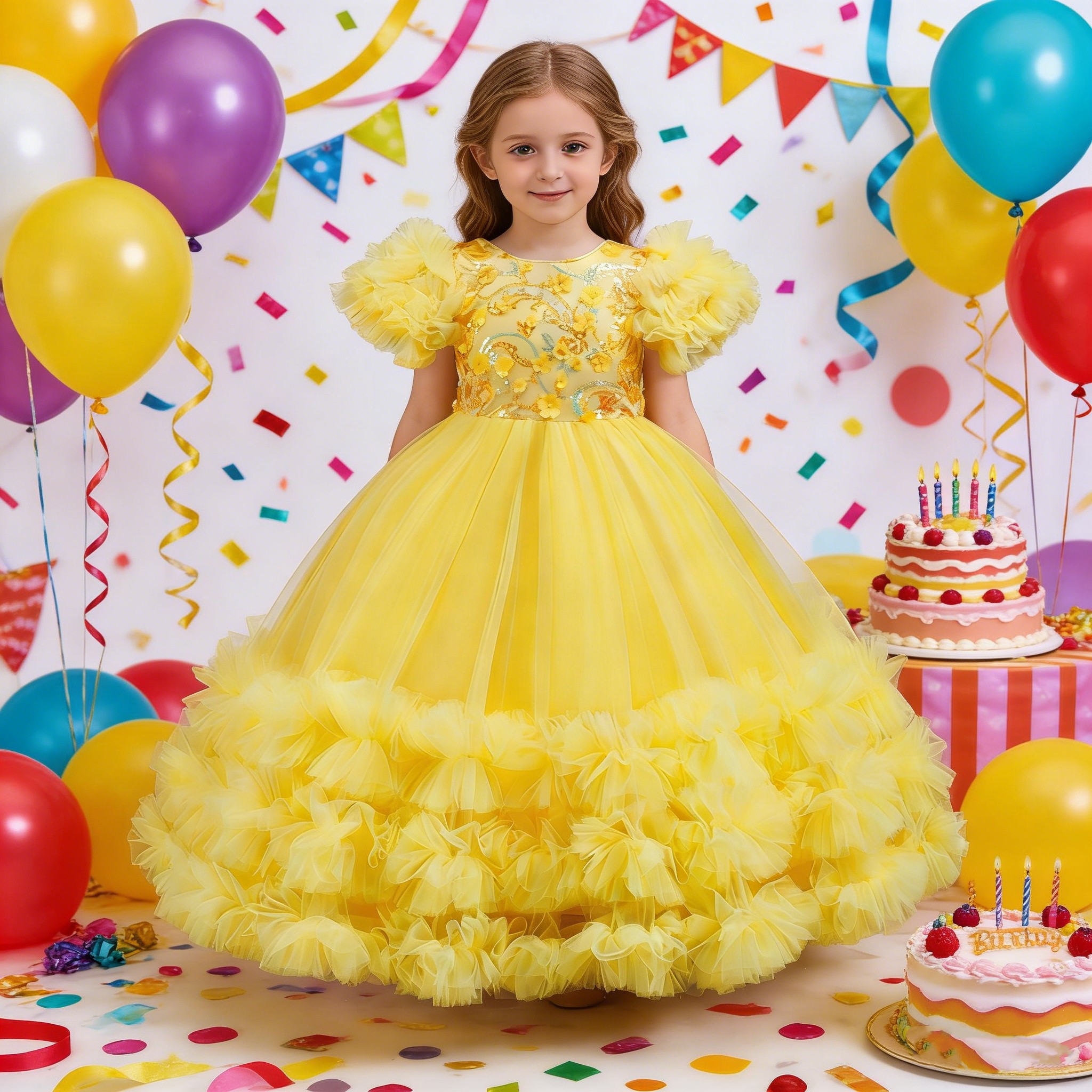 Girls Summer Yellow Sequin Wed - مراجعة Glitter Tablecloth وسعره