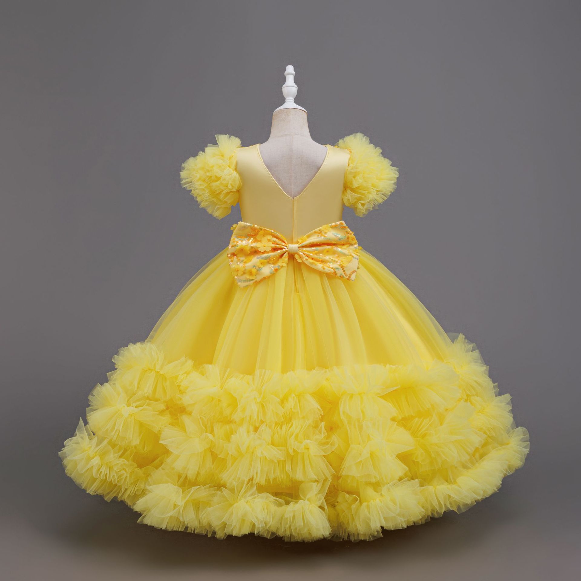 Girls Summer Yellow Sequin Wed - مراجعة Glitter Tablecloth وسعره