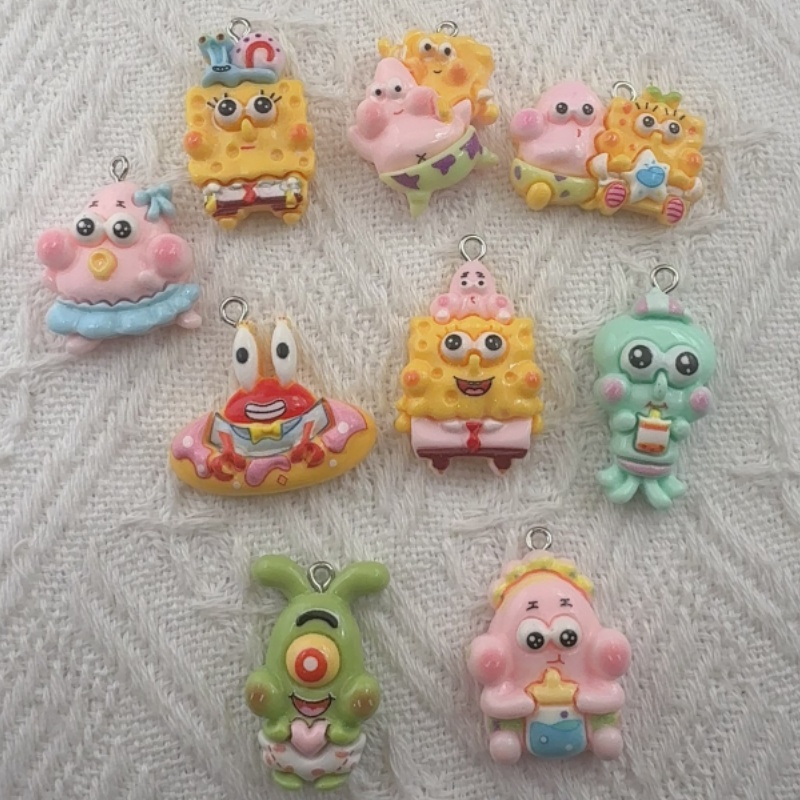 10pcs cartoon resin pendant, D - مراجعة Event Party وسعره