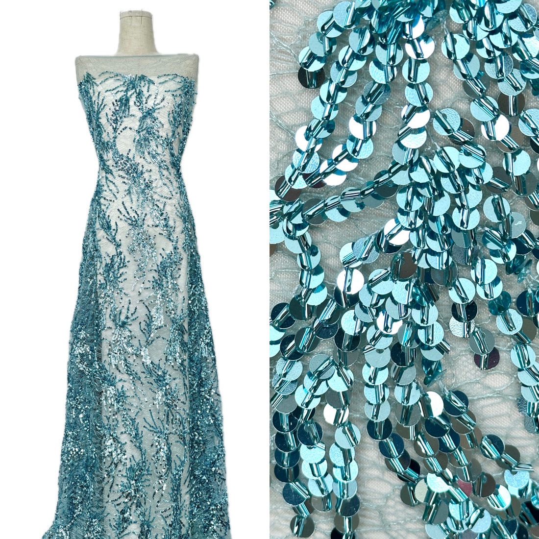 5 Yards African Net Lace Fabri - مراجعة Glitter Tablecloth وسعره