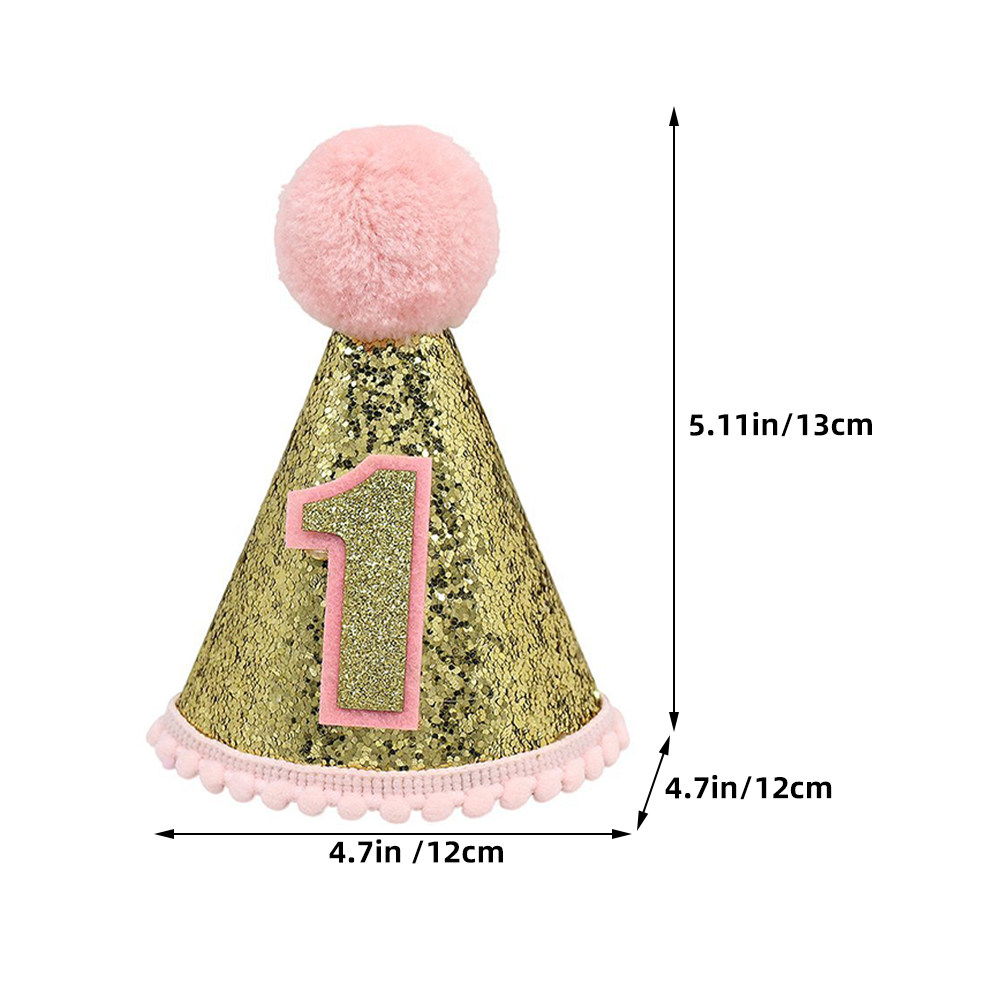 Pink Birthday Hat 1St Birthday - مراجعة Party Hat Cone وسعره