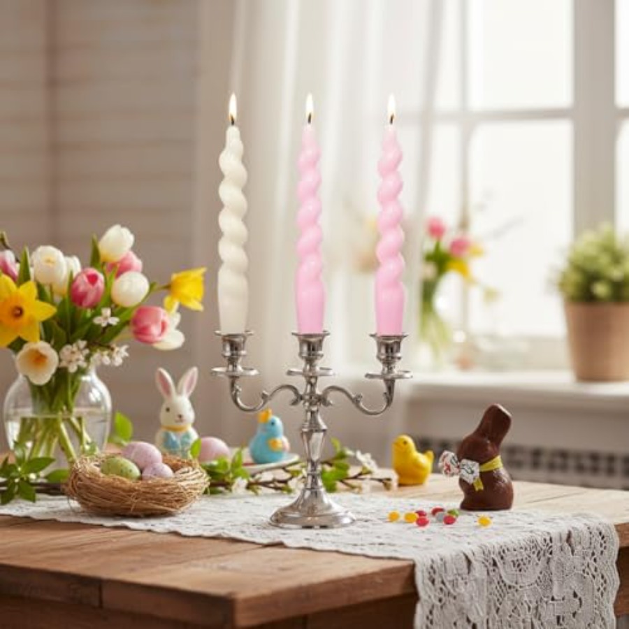 and Spiral Taper Candles - Sho - مراجعة Centerpiece Stick وسعره