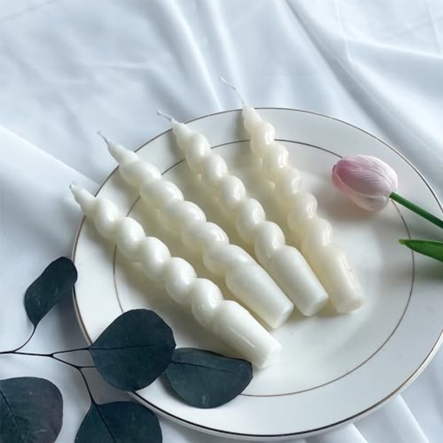 and Spiral Taper Candles - Sho - مراجعة Centerpiece Stick وسعره