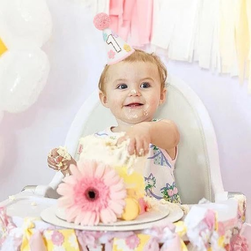 Colorful Flower 1st Half Birth - مراجعة Party Hat Cone وسعره
