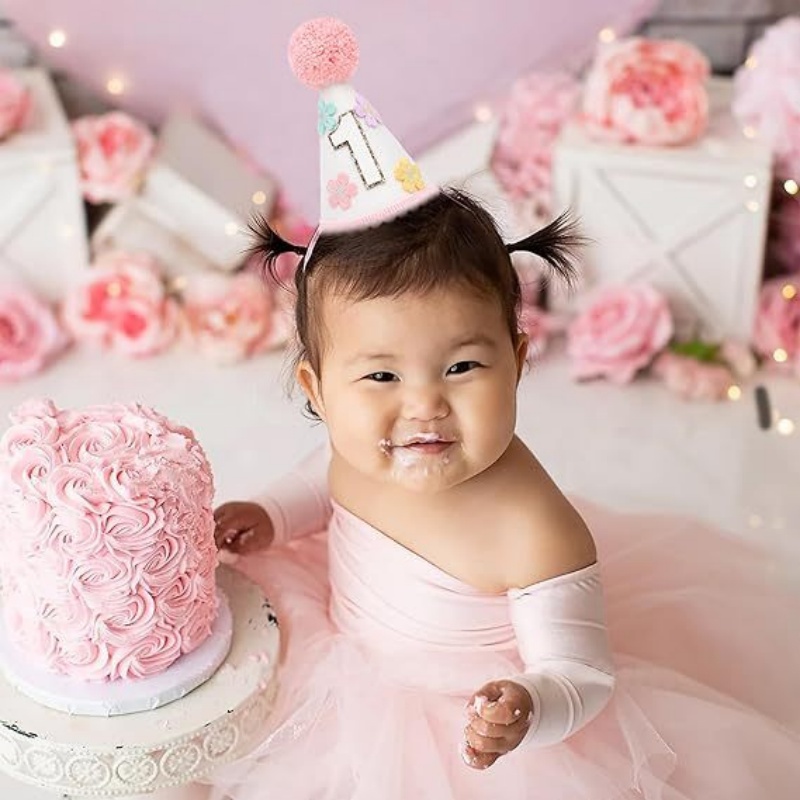Colorful Flower 1st Half Birth - مراجعة Party Hat Cone وسعره