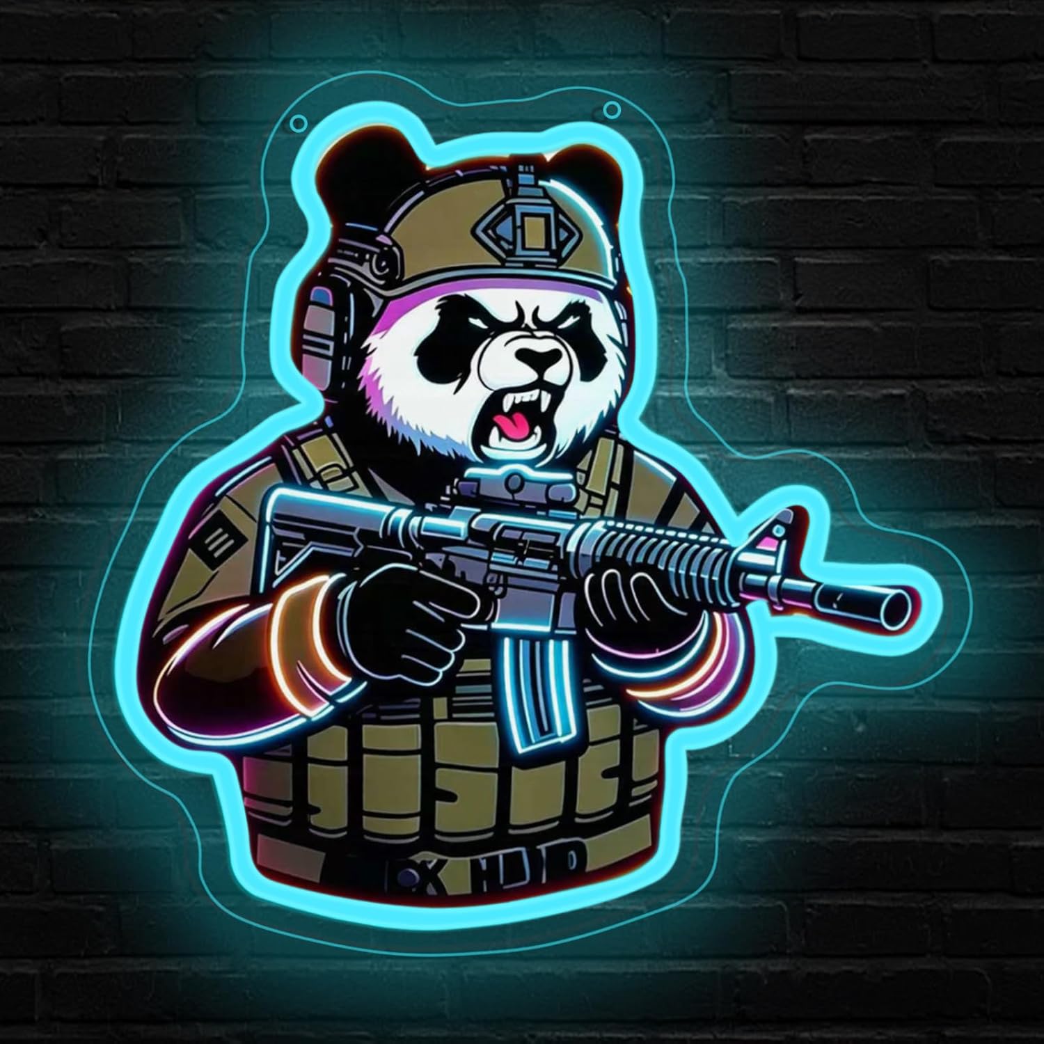 Tactical Panda Neon Sign USB P - مراجعة Neon Sign Party وسعره