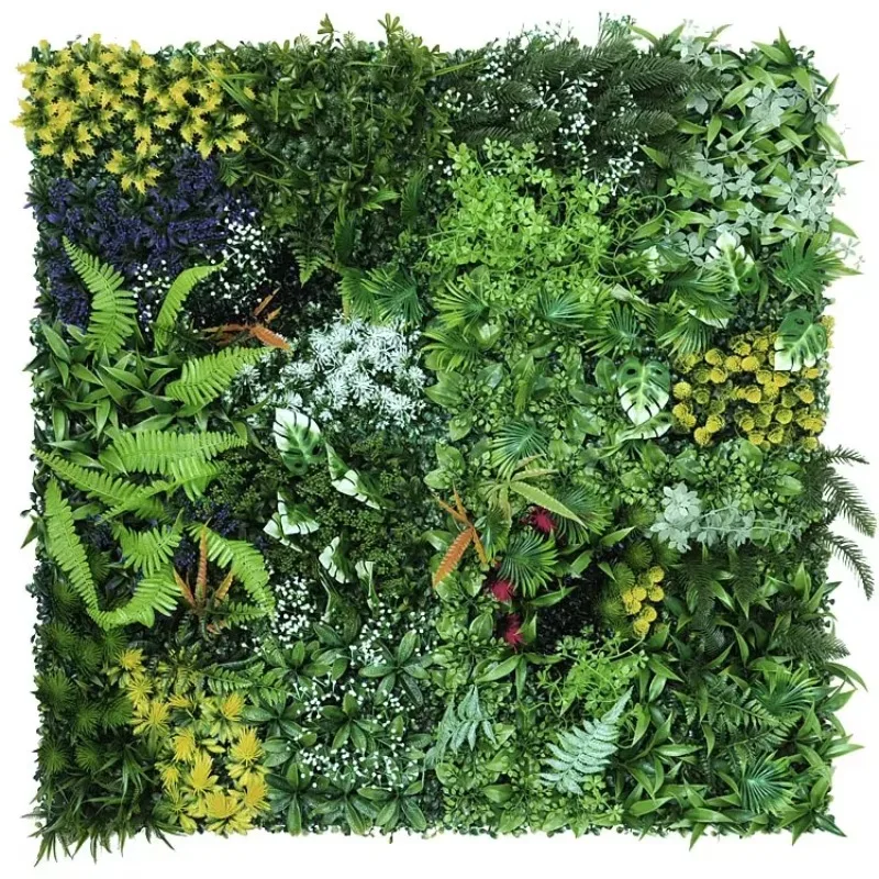 50x50cm 3d Artificial Plant Pa - مراجعة Flower Wall Panel وسعره