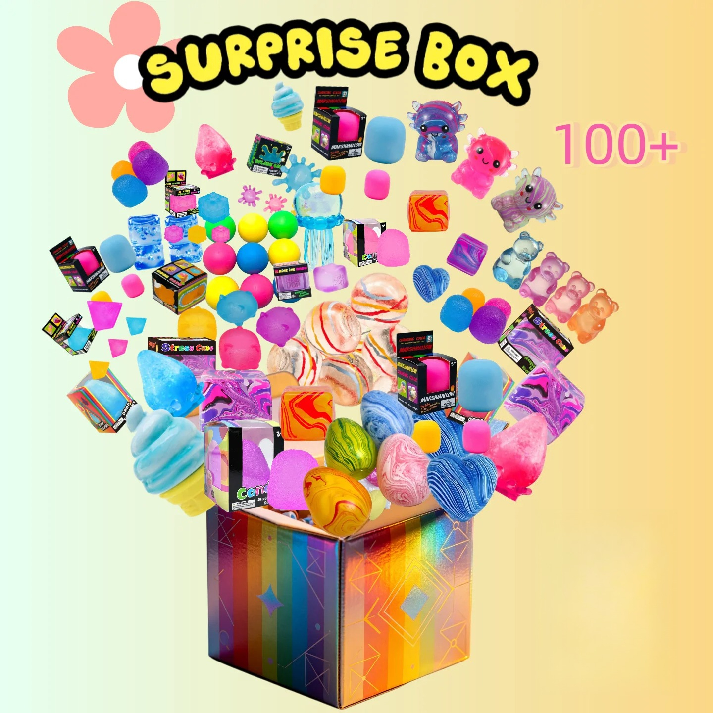 100+Pcs Surprise Box Toys Nove - مراجعة Event Party وسعره