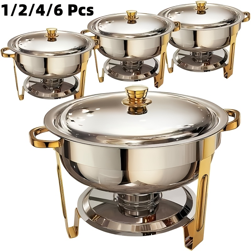 6/9QT Chafing Dishes For Buffe - مراجعة Event & Party Supply Photos وسعره