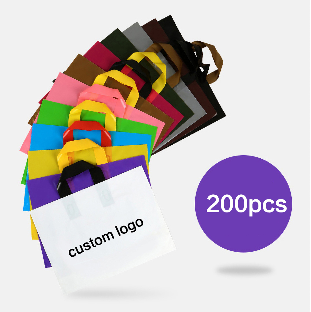 200pcs custom logo Shopping Ba - مراجعة Event Party Shop وسعره